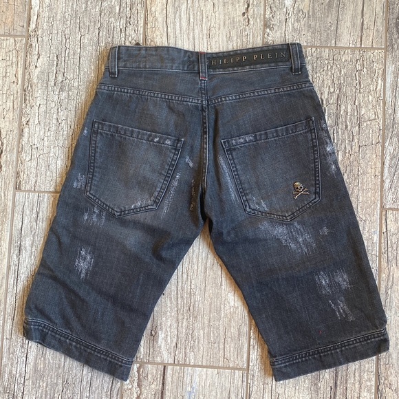 Philipp Plein denim shorts size 26 - Picture 2 of 15